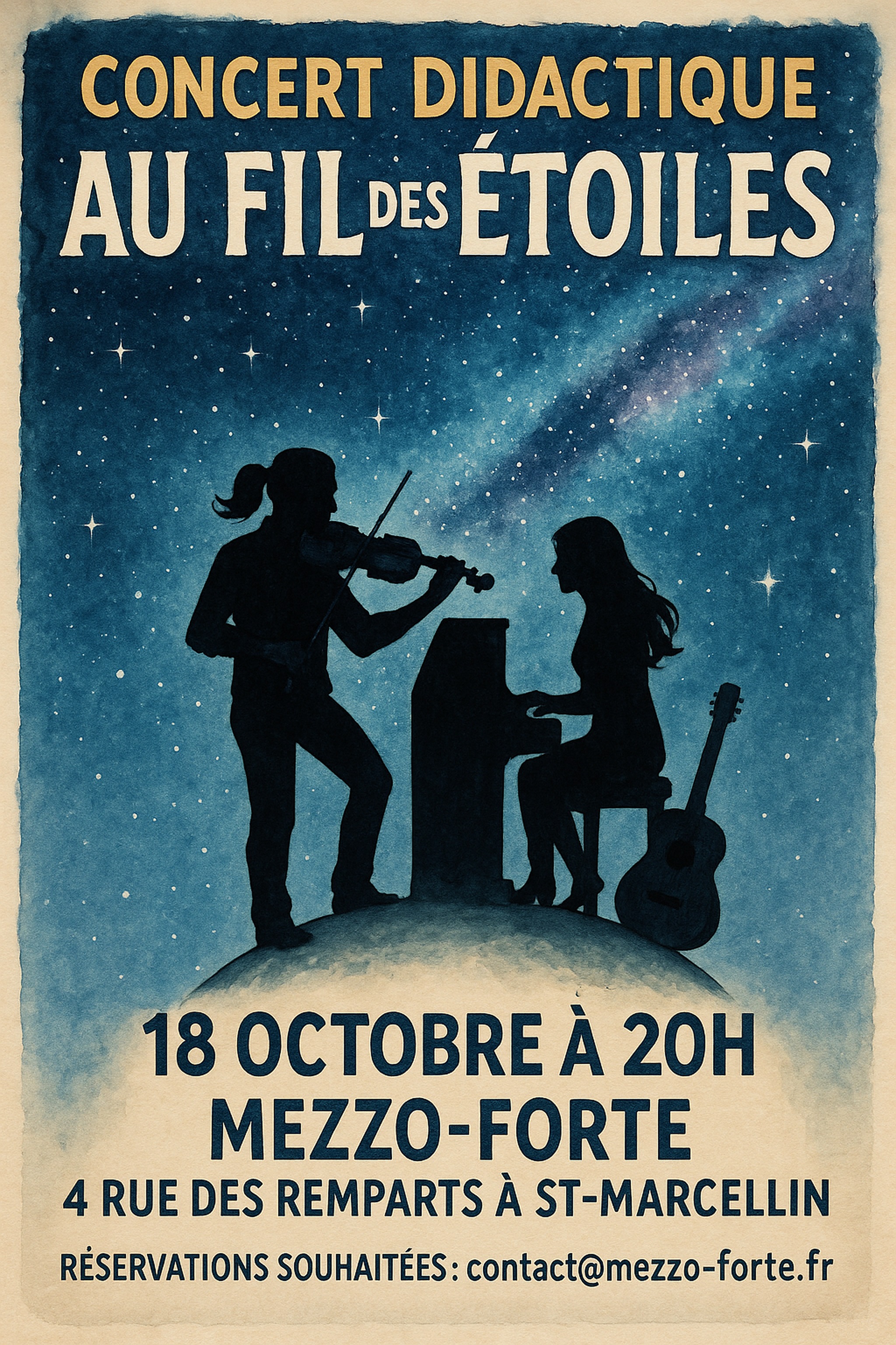 Concert Au fil des étoiles 2025